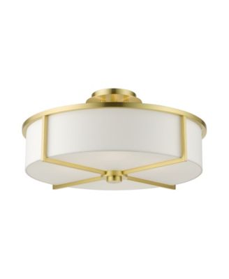 Wesley 4 Lights Semi Flush