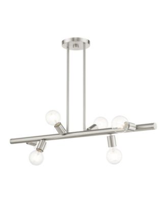Bannister 6 Lights Linear Chandelier