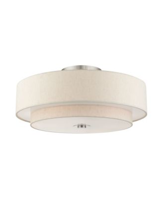 Meridian 6 Lights Semi Flush Mount