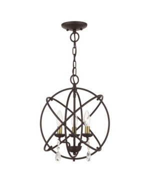 Aria 3 Lights Convertible Chandelier or Semi Flush