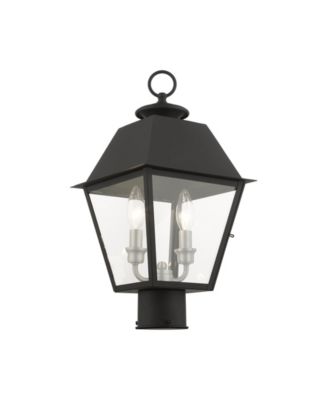 Mansfield 2 Lights Outdoor Post Top Lantern