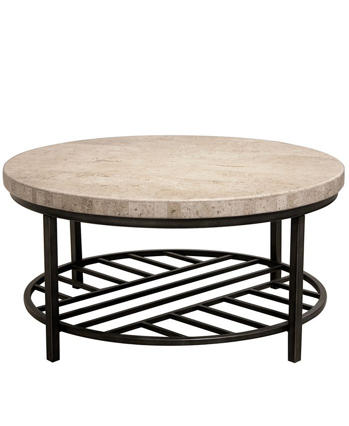 Furniture Capri Round Coffee Table - Macy's