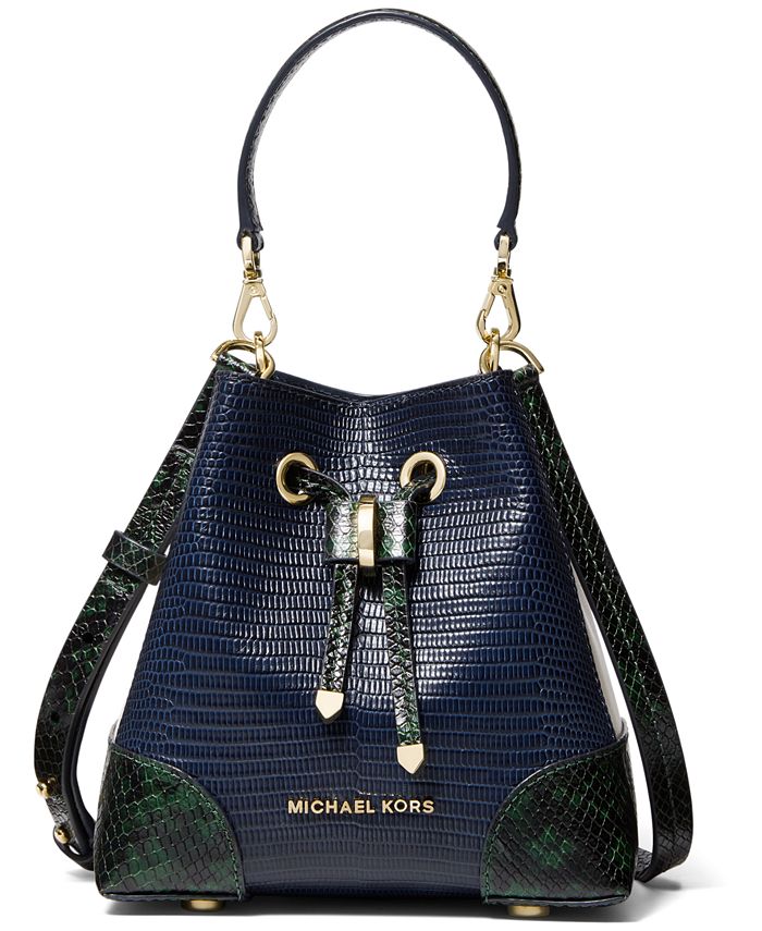 Mercer Small Pebbled Leather Bucket Bag