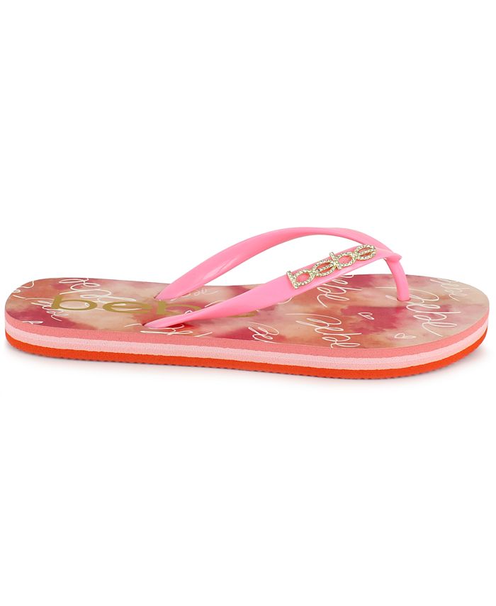 bebe Women's Tamia Multicolor Flip Flop & Reviews - Sandals - Shoes ...