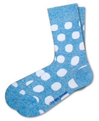 Big Polka Cotton Polka Dots Crew Socks