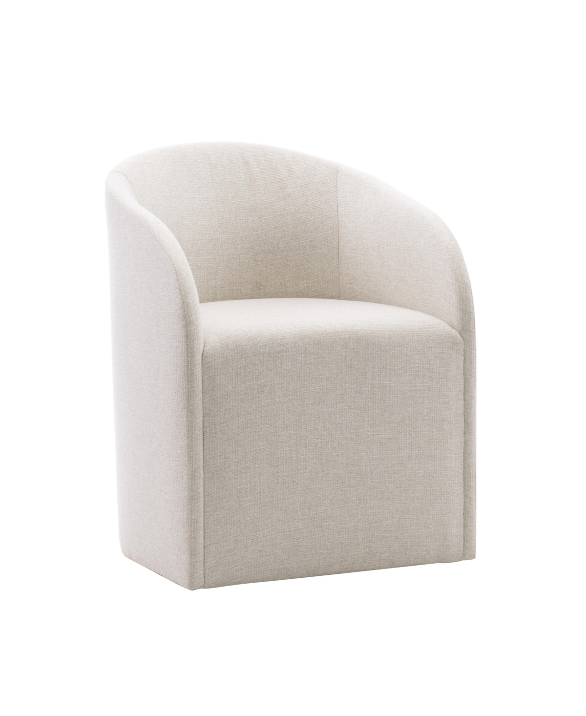 Logan Square castered arm chair, By Bernhardt