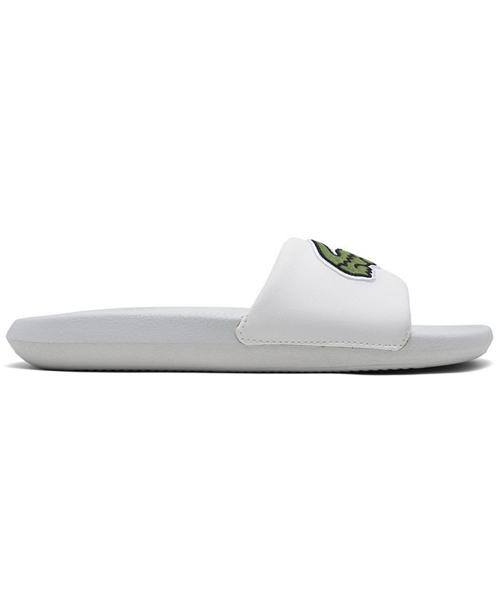 Lacoste Women's Embroidered Croc Slide Sandals from Finish Line - Macy's