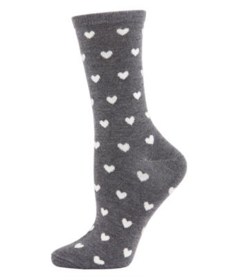 Hearts Cashmere Women's Crew Socks