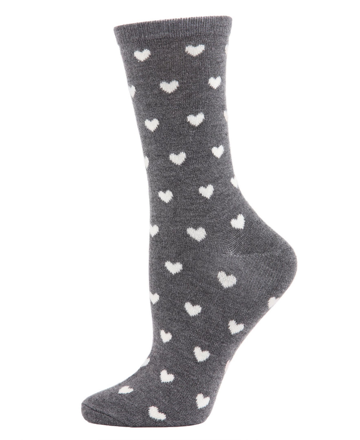 Hearts Cashmere Women's Crew Socks