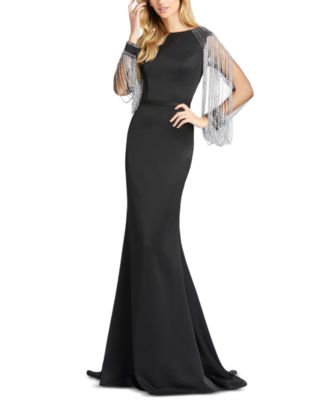 MAC DUGGAL - Long-Sleeve Embellished Gown
