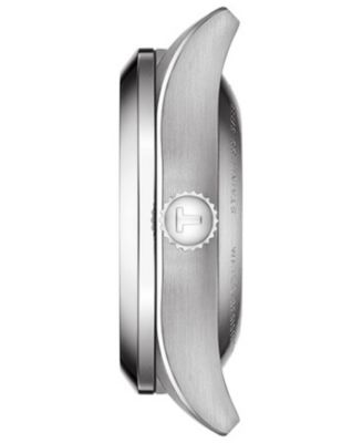 Women's Swiss Automatic T-My Lady Diamond Accent Stainless Steel Bracelet Watch 29mm Gift Set