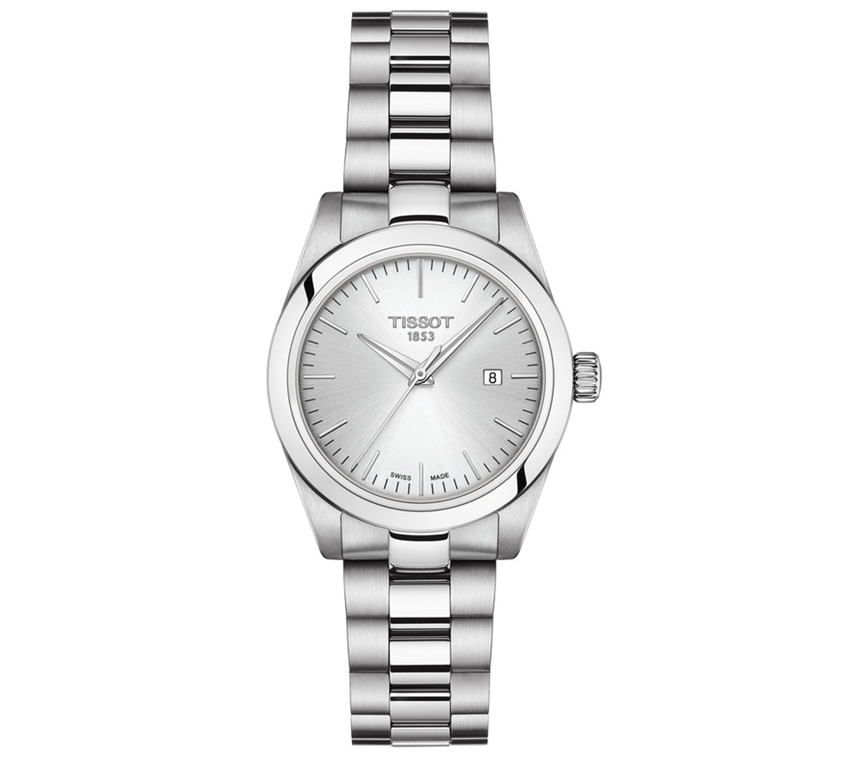 Tissot Women's Swiss T-my Lady Stainless Steel Bracelet Watch 29.3mm Gift Set In Silver
