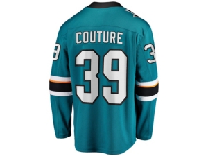 Authentic Nhl Apparel Men's San Jose Sharks Breakaway Player Jersey - Logan Couture