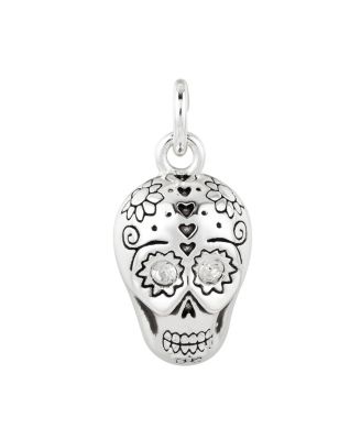 Unwritten - Fine Silver Plated Sugar Skull Charm