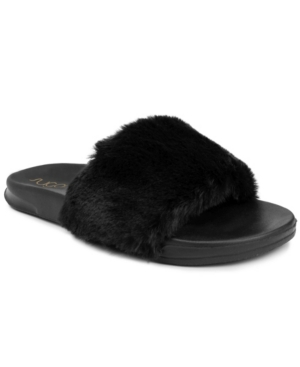 image of Sugar Women-s Wuzz Fuzzy Slide Sandals Women-s Shoes