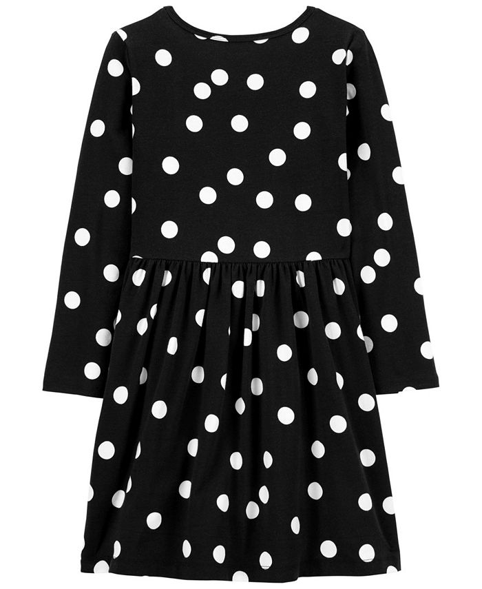 Carter's Carters Big Girl Polka Dot Jersey Dress Macy's
