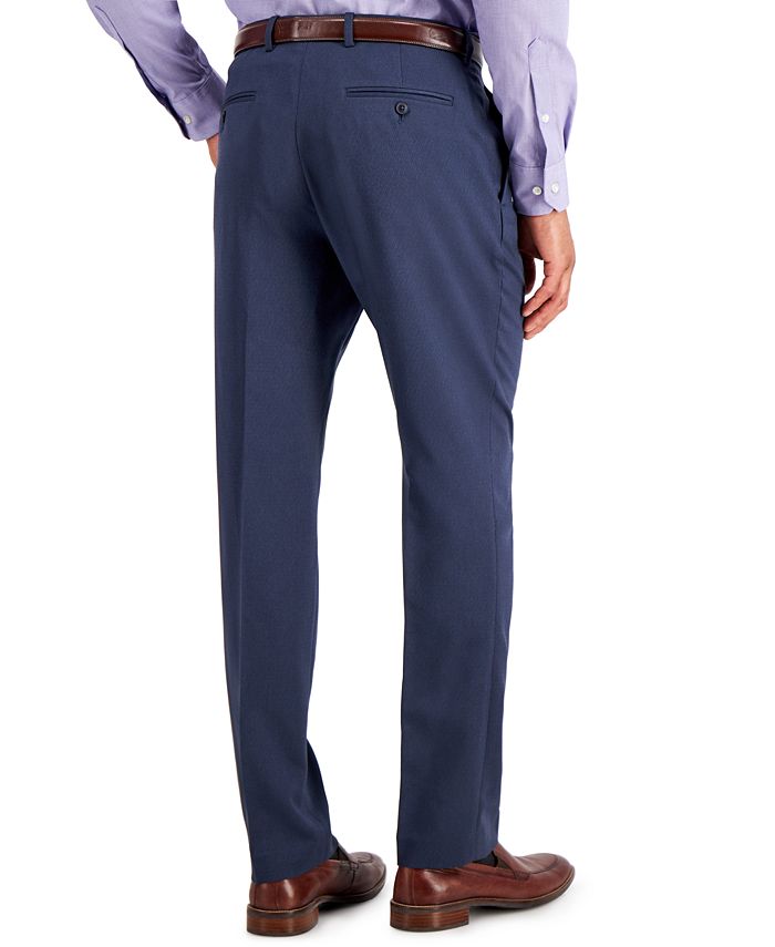Perry Ellis Khaki Pants Perry Ellis Men's Modern Fit Performance Dress Pants  - Wrinkle-Resistant, Moisture-Wicking & Stretch For Office & Travel Portfolio  Mens