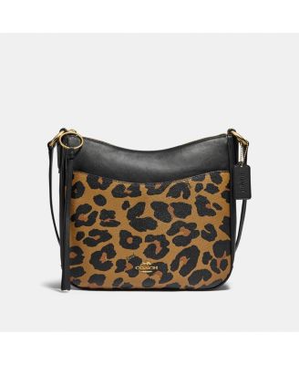 coach leopard print clutch