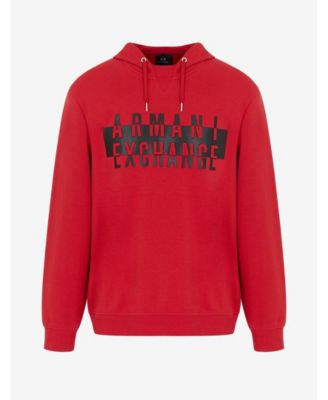 armani exchange orange hoodie