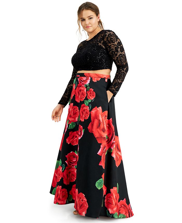 B darlin two piece dress hot sale