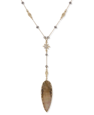 image of lonna & lilly Gold-Tone Gray Pendant 32