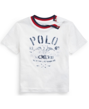 image of Ralph Lauren Baby Boys Cotton Jersey Graphic Tee