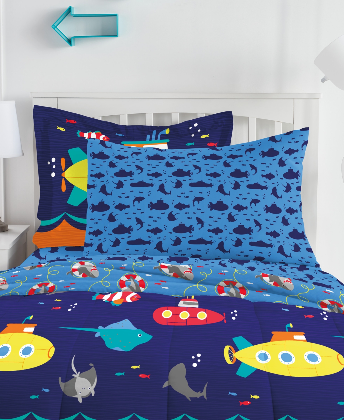 Dream Factory Kids Submarine Comforter Set