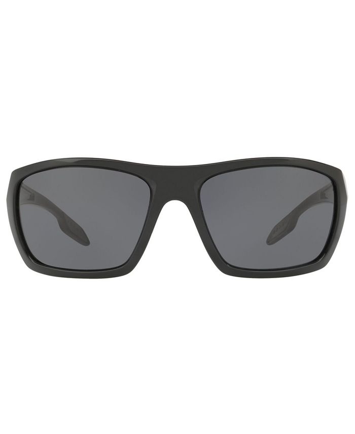 PRADA LINEA ROSSA Men's Polarized Sunglasses, PS 06SS - Macy's