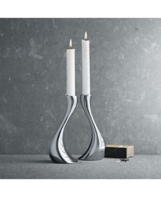 Cobra Candlestick Medium, 2 Piece