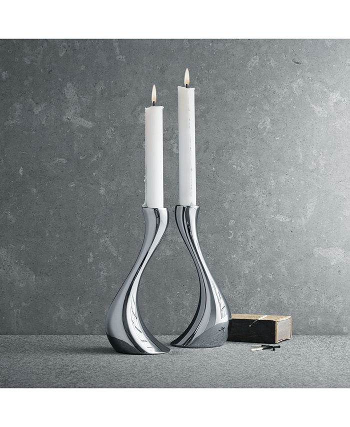 Jensen Cobra Candlestick Medium, 2 Piece Macy's