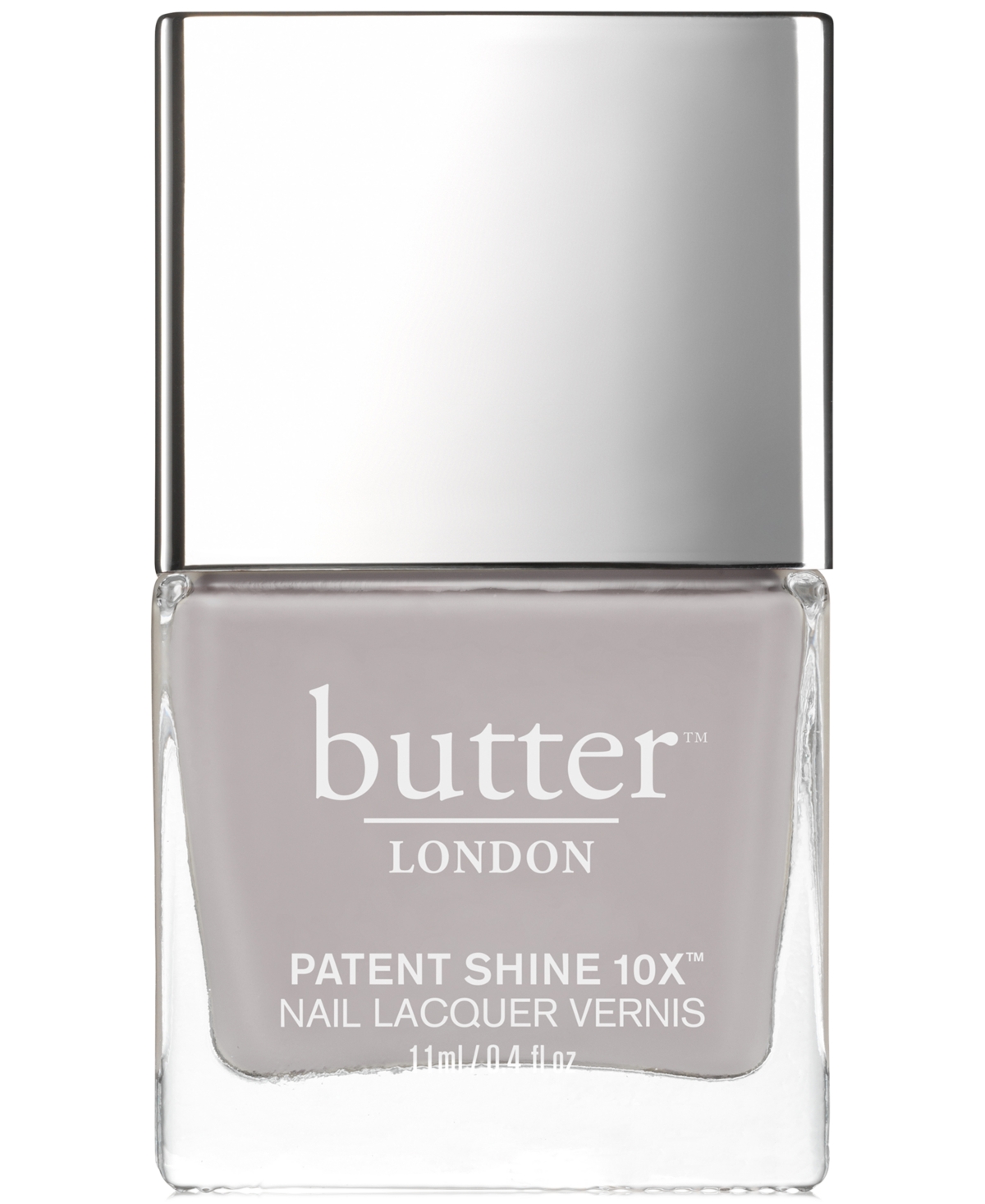 Butter London Patent Shine 10x Nail Lacquer, 0.4 Oz. In Ta-ta (soft Grey Crã¨me)