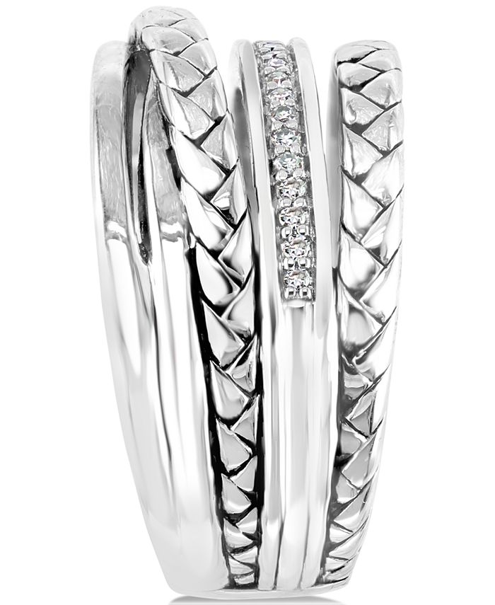 EFFY Collection EFFY® Diamond MultiRow Statement Ring (1/10 ct. t.w