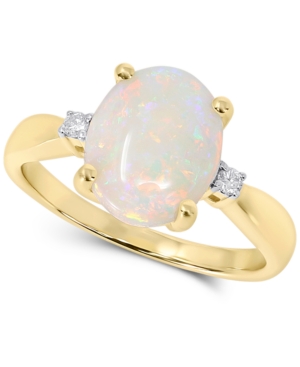 image of Opal (1-3/4 ct. t.w.) & Diamond Accent Ring in 14k Gold