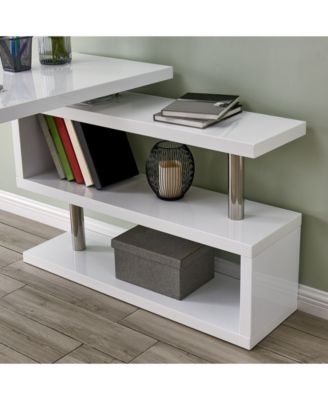 Tara Multifunctional Corner Desk with Shelves
