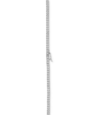 Men's Diamond Link 24 Necklace (2 ct. t.w.) in 10k Gold (Also in Black Diamond)