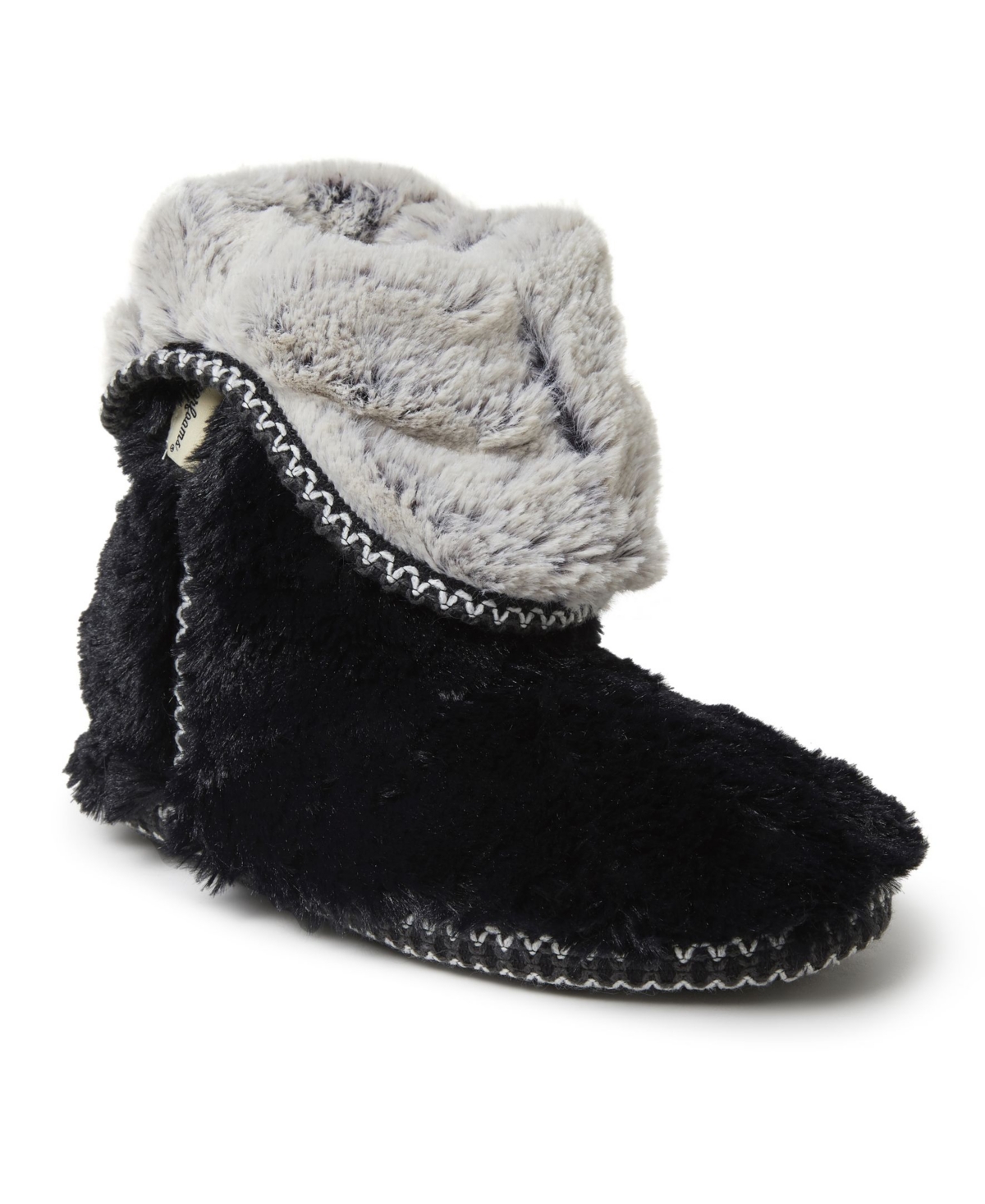 Women's Beth Furry Foldover Boots - Black