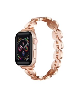 Posh Tech Sleek Metal Link Apple Watch Replacement Band In Assorted