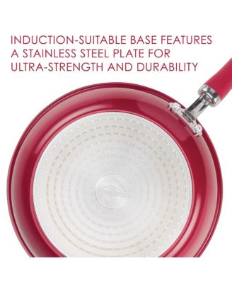 Create Delicious Aluminum Nonstick Covered 9.5" Deep Skillet
