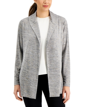 Jm Collection Spacedyed Shawl-Collar Cardigan Created for Macy's