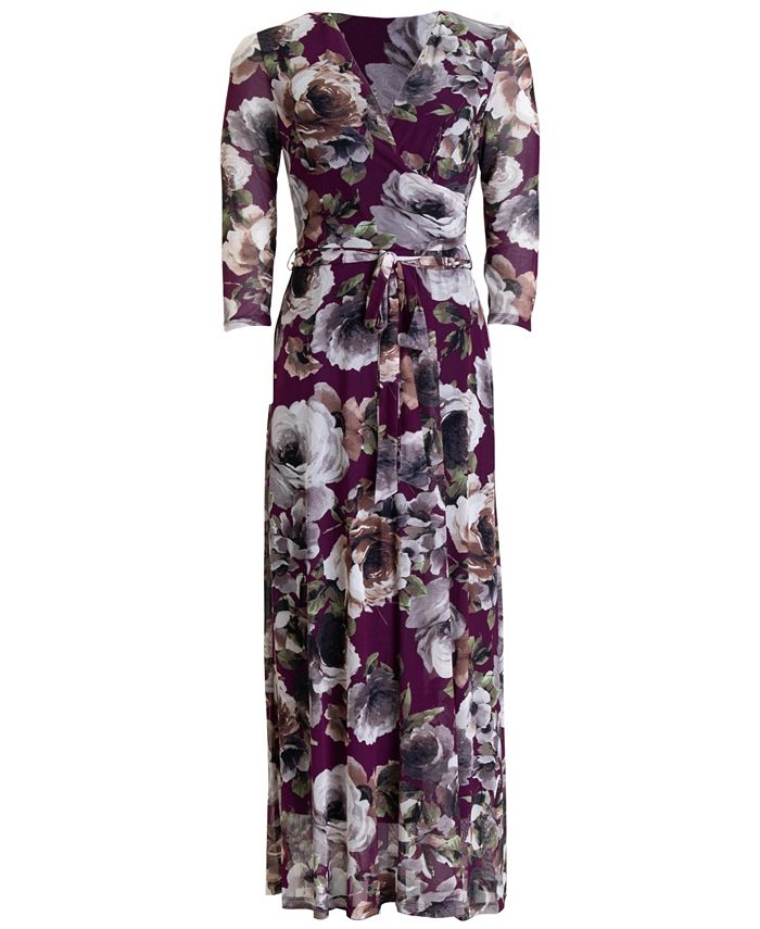 Connected Floral-Print Maxi Dress - Macy's