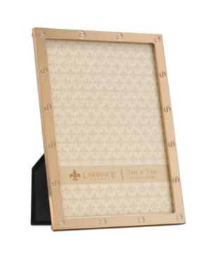 Lawrence Frames High Quality Polished Cast Metal Picture Frame In Gold-tone