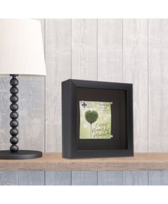 Shadow Box Frame with Linen Display Board, 8" x 8"