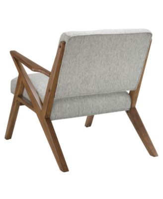Rocket Upholstered Angled Wood Frame Arm Chair