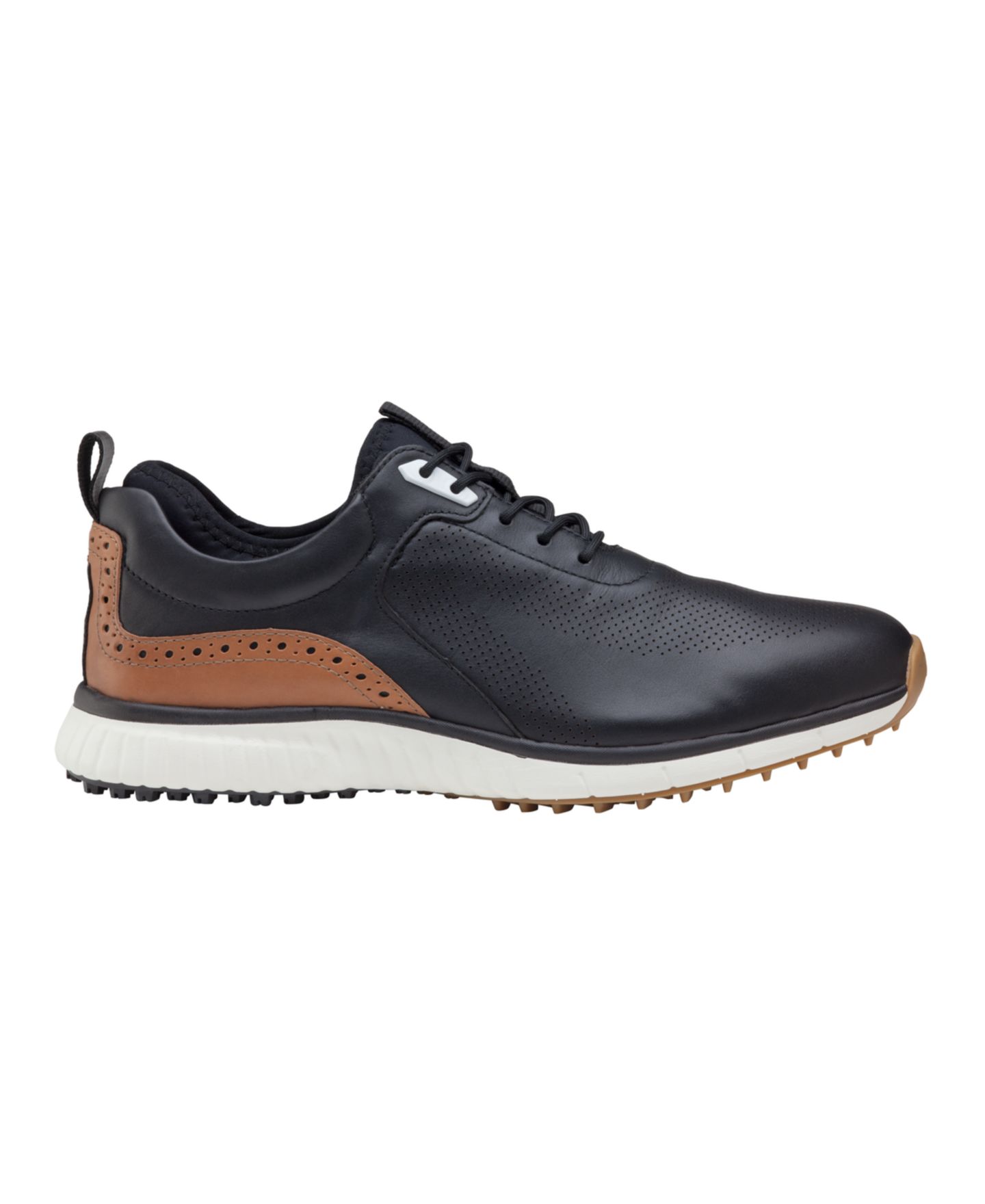 Мужские кроссовки Johnston & Murphy Luxe Hybrid Golf Lace-Up, цвет: Чёрный — фото 2