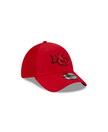 Acheter la casquette New Era 39Thirty noire des Kansas City Chiefs