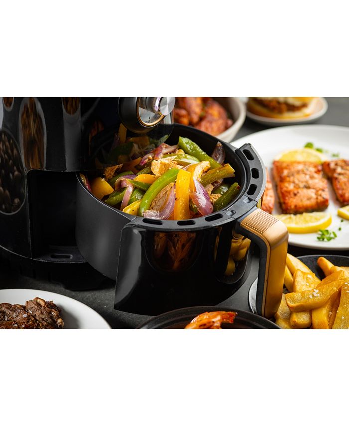 Aria TeflonFree Ceramic 2Qt. Retro Air Fryer Macy