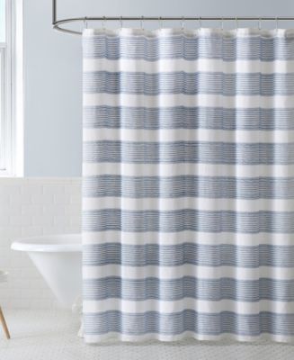 Tommy Bahama Home Tommy Bahama Island Stripe Shower Curtain - Macy's