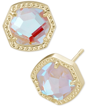 image of Kendra Scott 14k Gold-Plated Stone Stud Earrings