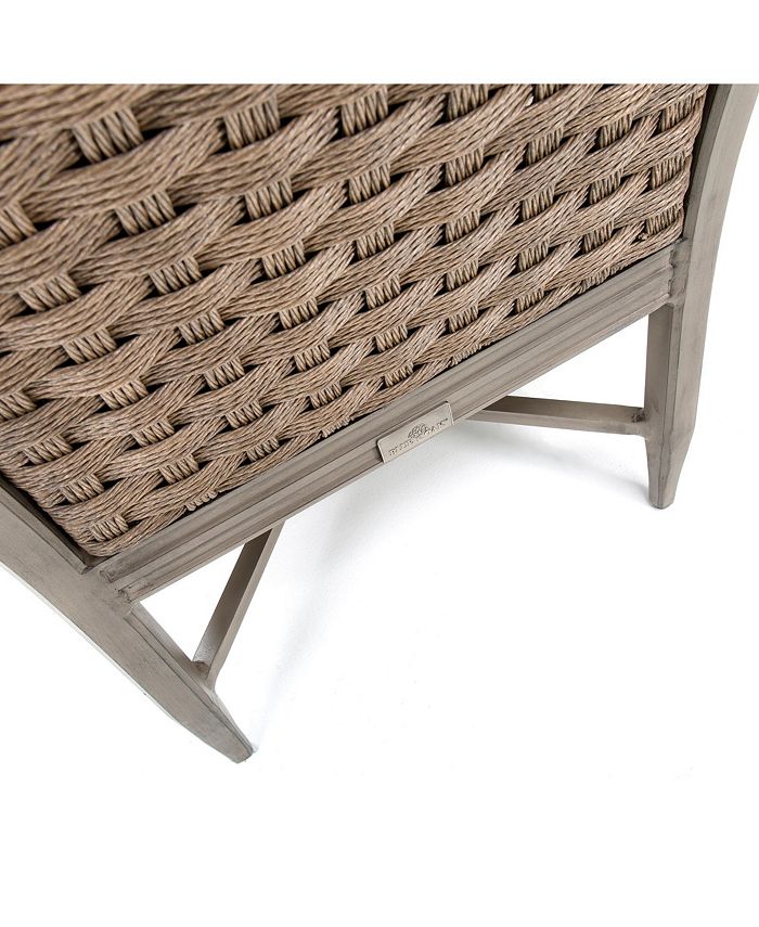 Furniture CLOSEOUT! Winston Grayson Wicker Outdoor Dining Arm Chair