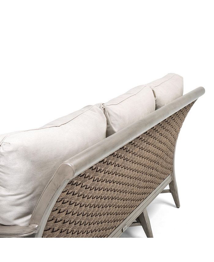 Furniture CLOSEOUT! Winston Grayson Wicker Outdoor Sofa with Outdura